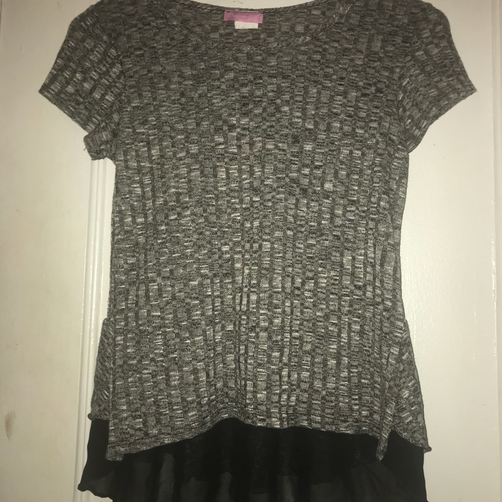 Dark grey shirt with mesh. In great condition!